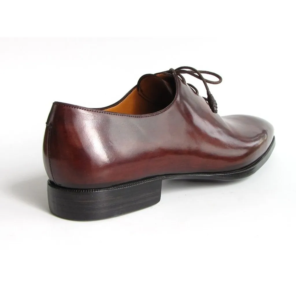 Paul Parkman Men's Oxford Dress Shoes Brown&amp;Bordeaux (ID#22T55)